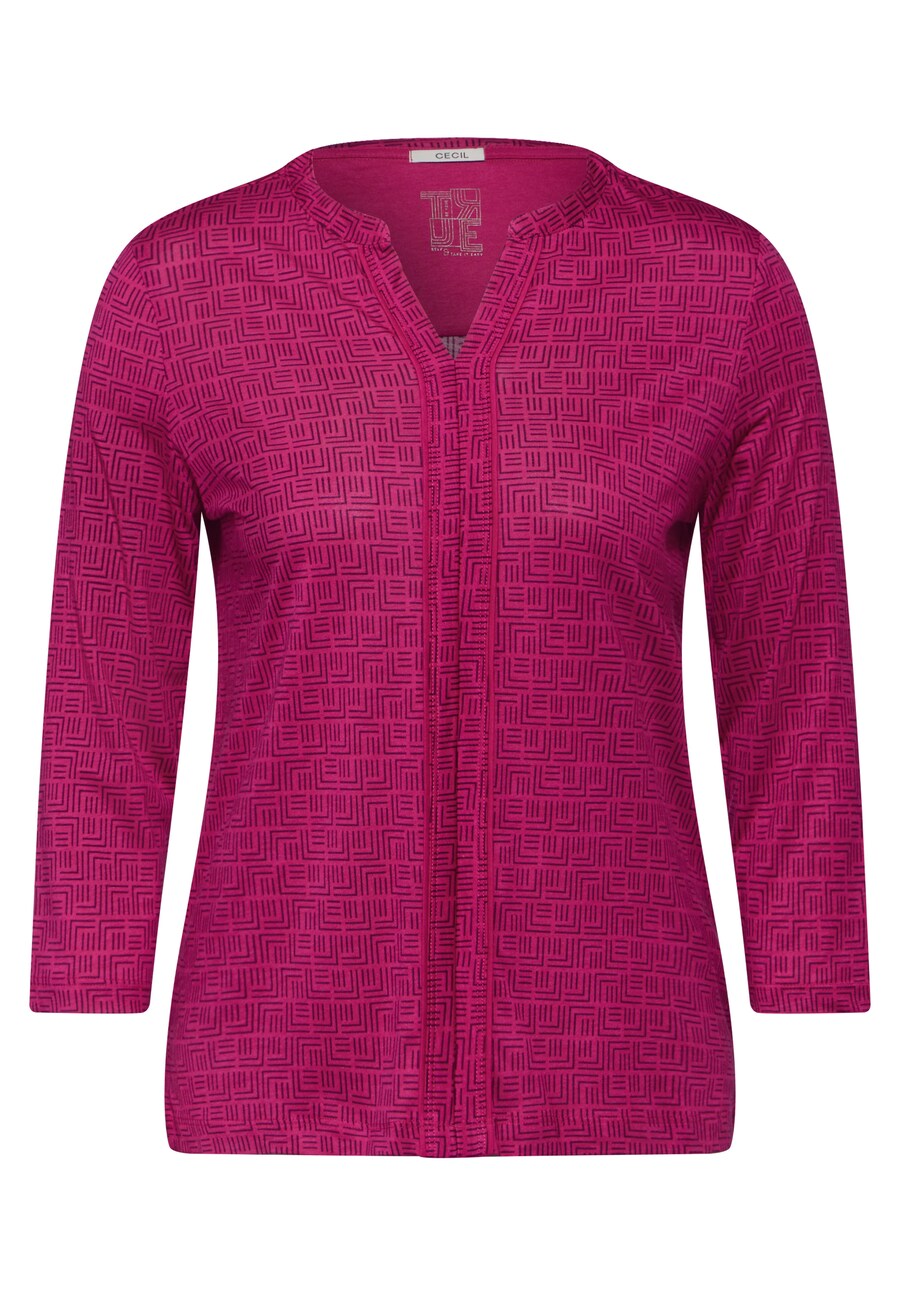

Блузка с коротким рукавом CECIL Blouse, цвет magenta