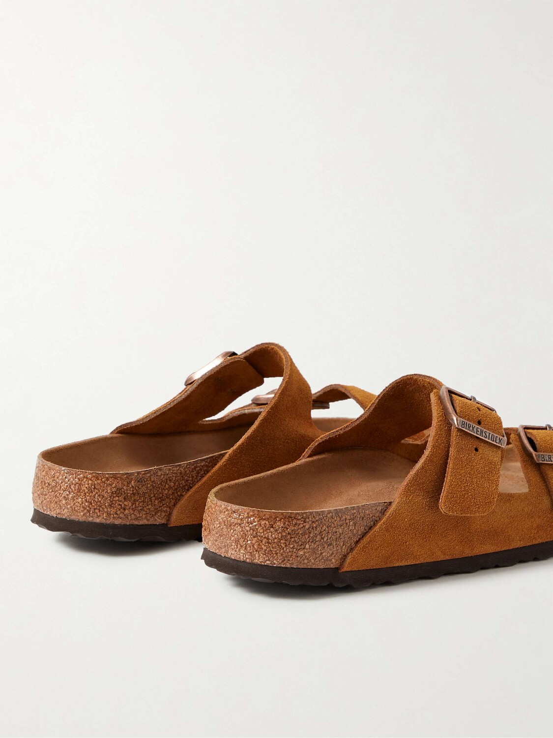 Сандалии Birkenstock Arizona Suede, коричневый — фото 4