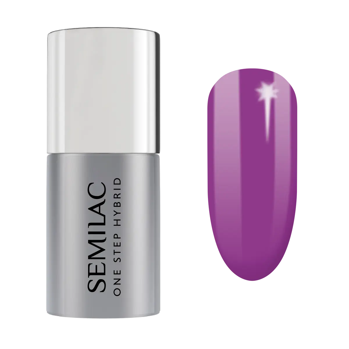 

Гибридный лак для ногтей s760 Semilac One Step, 5 мл