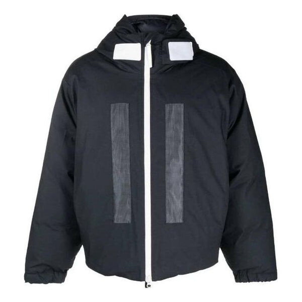 

Куртка logo printed zip-up padded jacket 'navy' Stone Island, синий