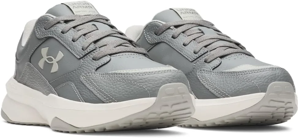 Мужская обувь Under Armour Edge из кожи, зеленый/белый — фото 2