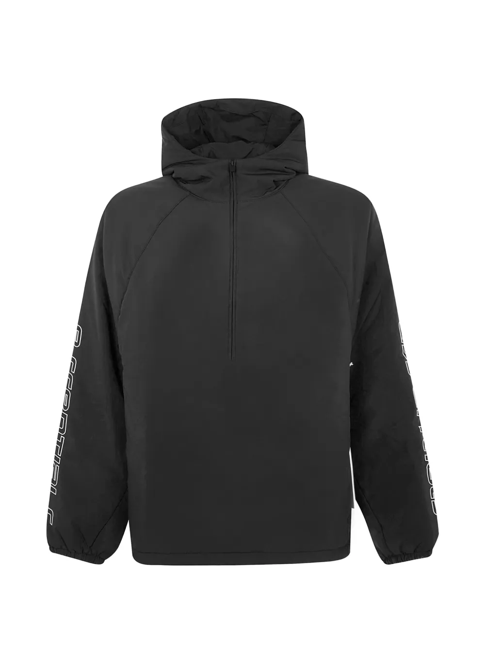 Анорак с капюшоном и молнией до середины груди Fear Of God Essentials, черный — фото 4