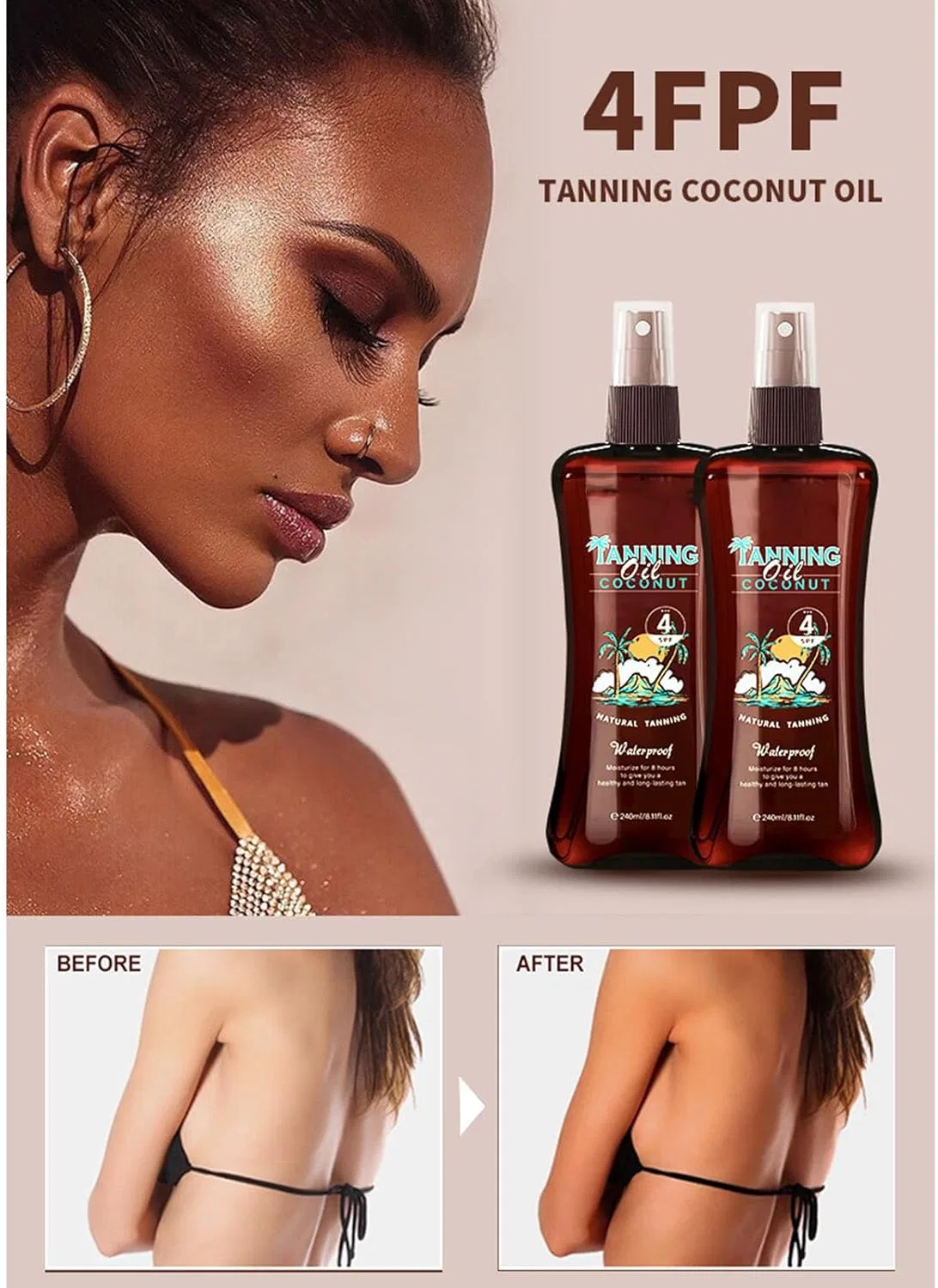 Масло для загара Tropical Sand Free Hawaii Sun Oil 240 мл Generic — фото 2