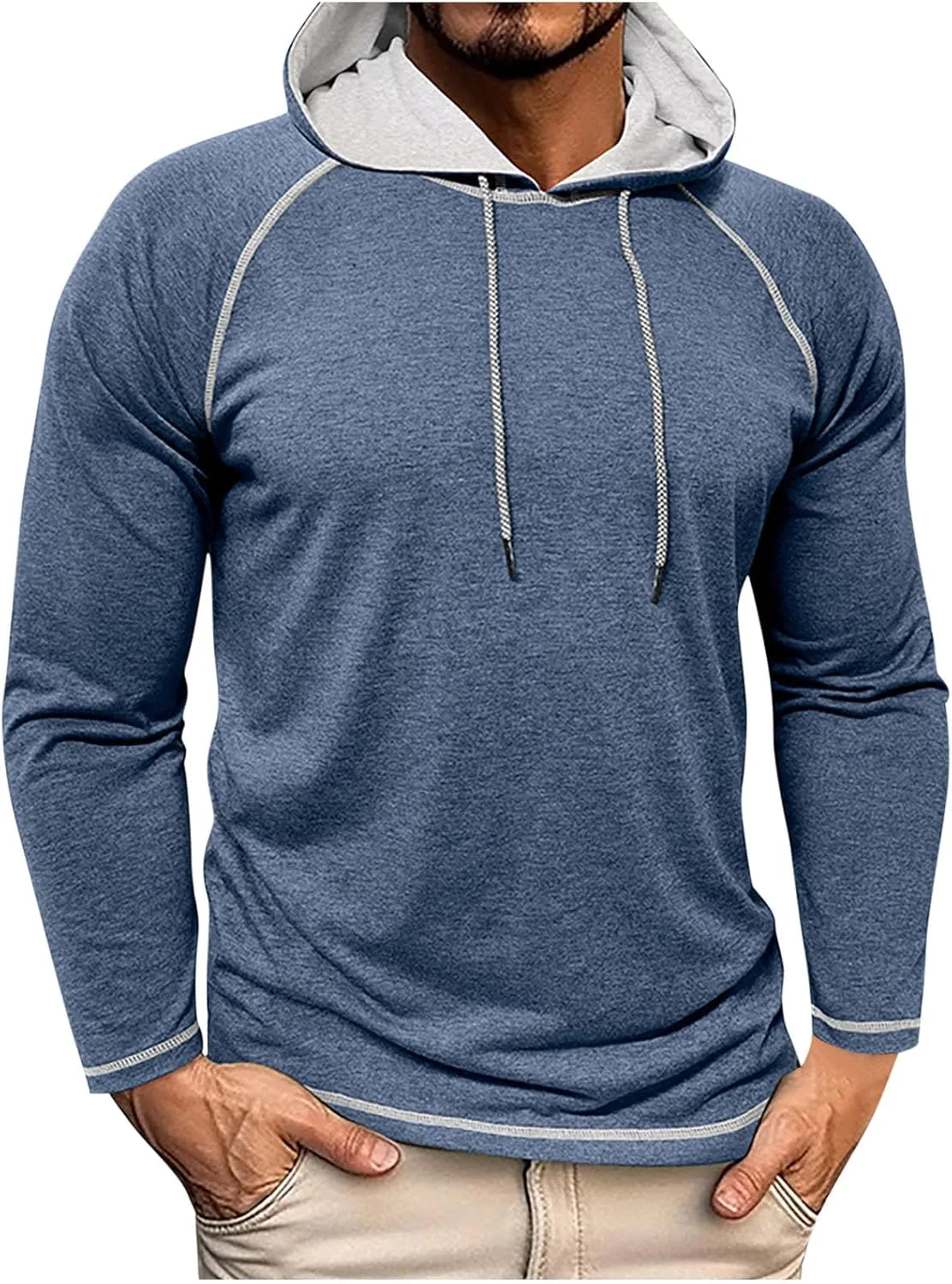 

Мужская легкая толстовка с длинным рукавом для тренировок