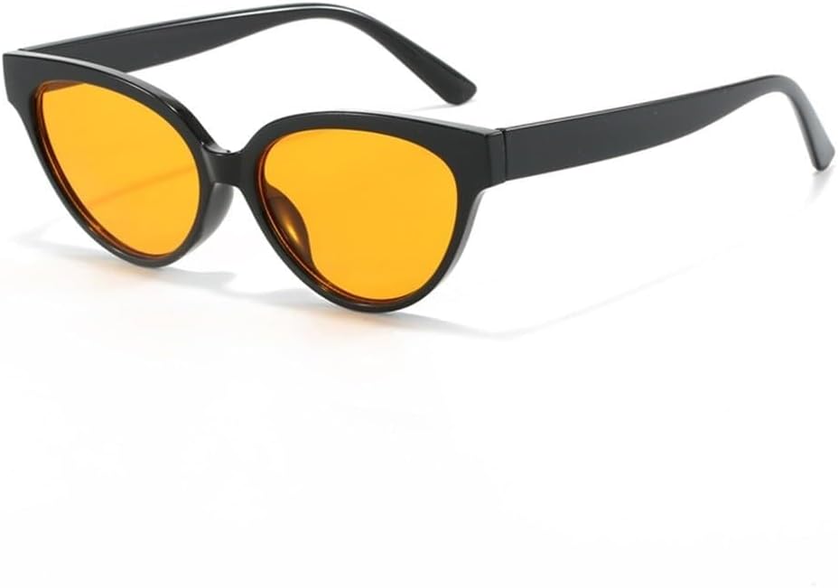 

Женские солнцезащитные очки «кошачий глаз» с градиентным покрытием и защитой от УФ-излучения UV400, для занятий спортом на открытом воздухе, бега и езды на велосипеде, оранжевый градиент LXLHWN, Black Orange