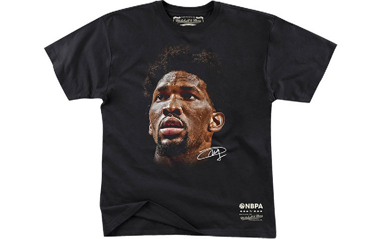 

Футболка унисекс черная Mitchell Ness