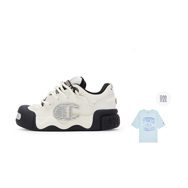 

AutoSkate V1 Low Top Skateboard Shoes Мужские черно-белые Champion