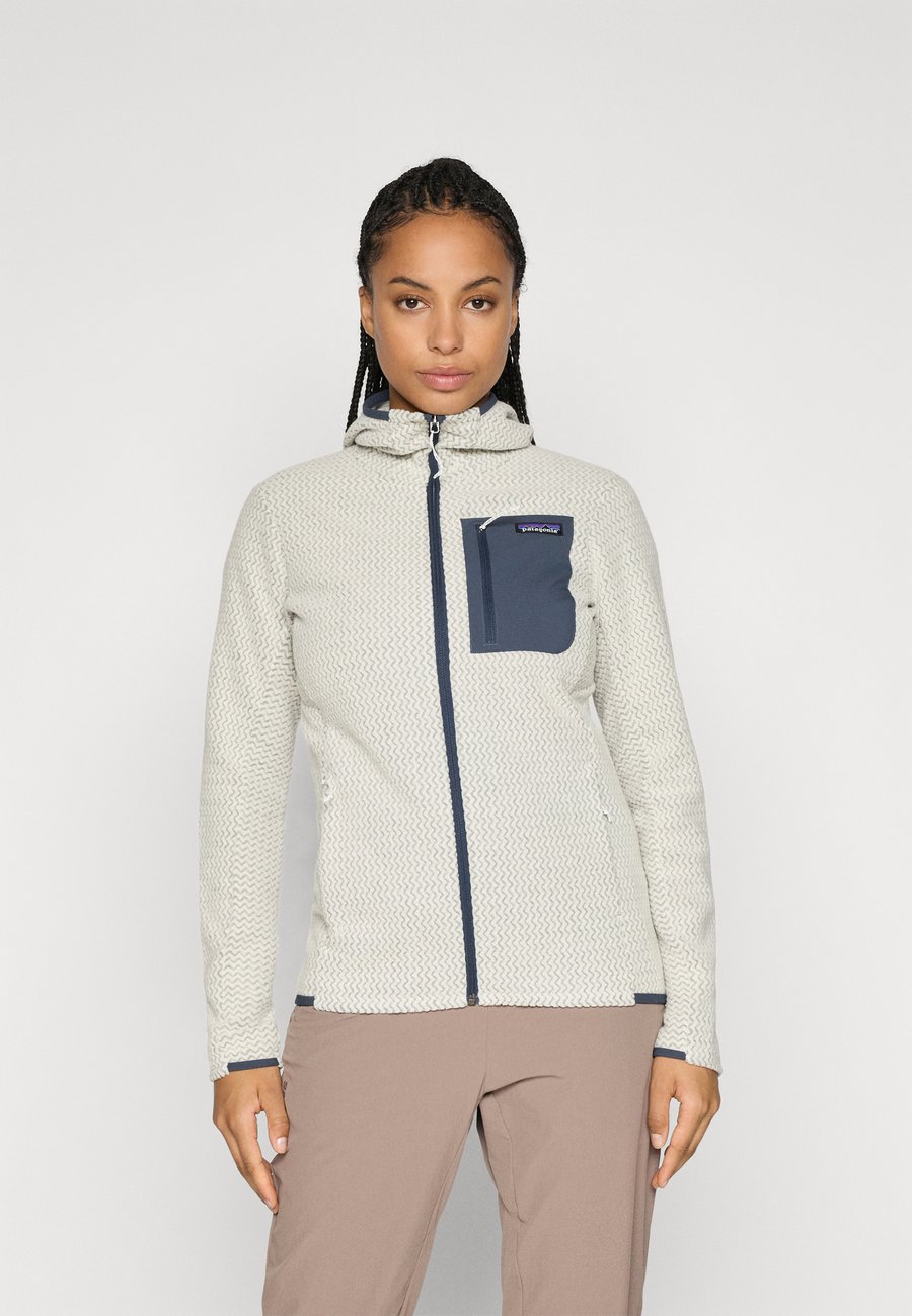 

Флисовая куртка Patagonia R1 AIR FULL ZIP HOODY, White/Off-White