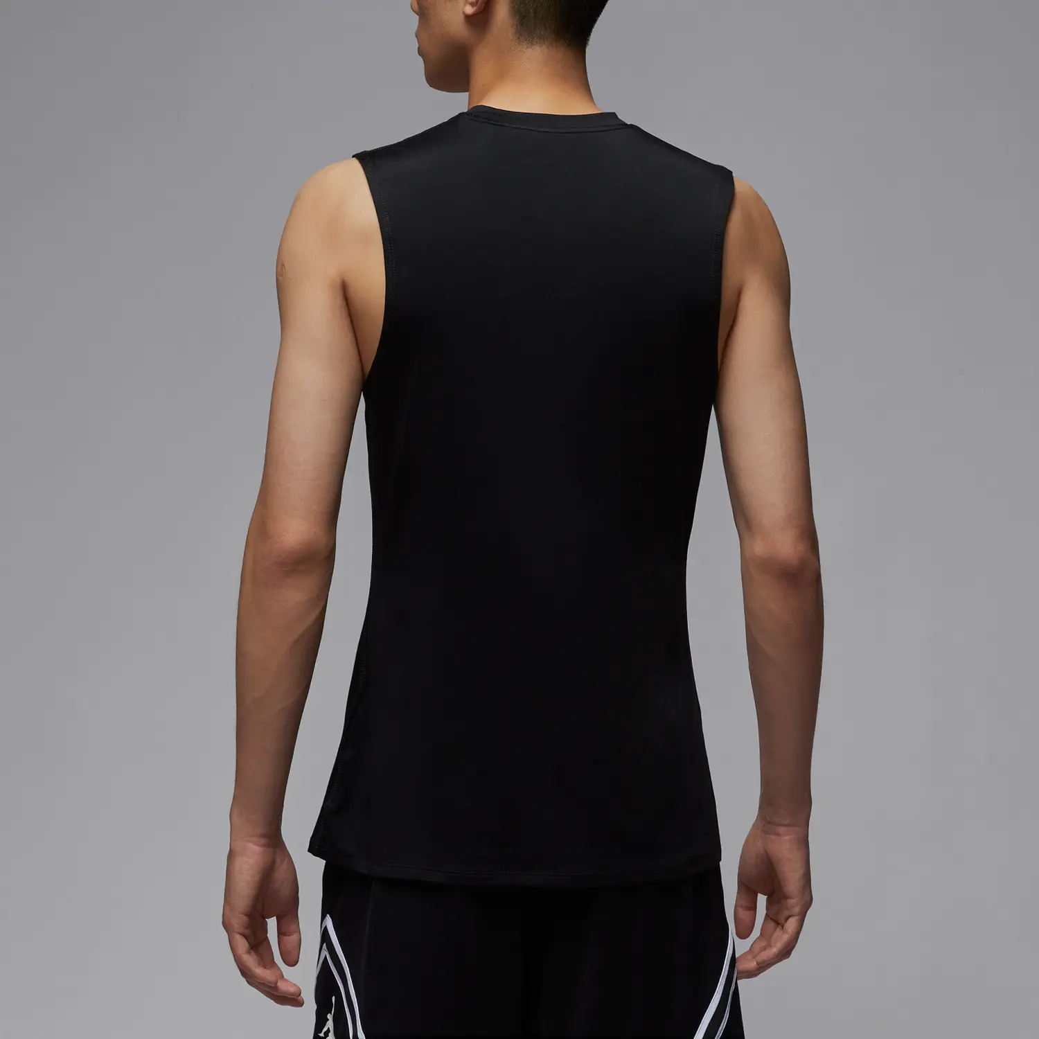 Мужская спортивная майка Dri FIT без рукавов Jordan, черно-белый — фото 3