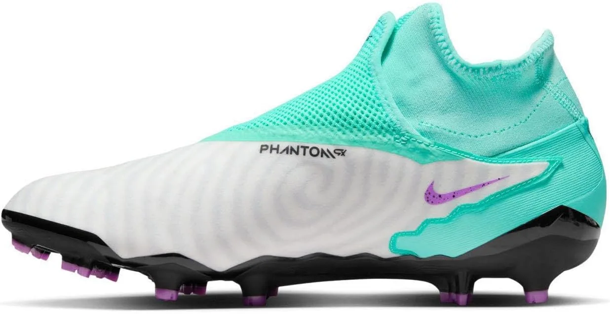 Мужские кроссовки NIKE Phantom Gx Academy Fg/MG, белый/черный/бирюзовый — фото 4