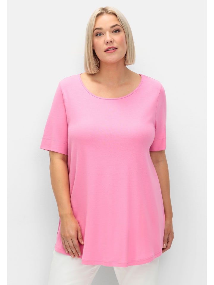 

Футболка sheego, цвет blumiges pink