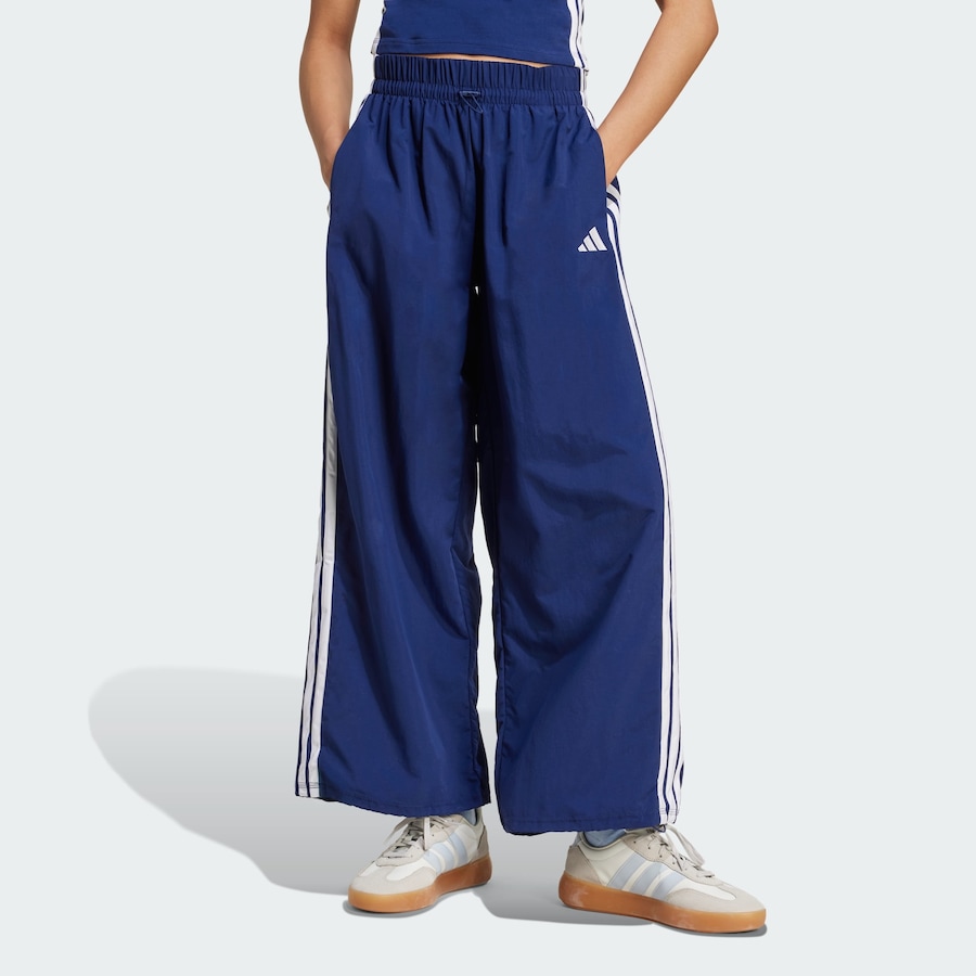 Широкие спортивные брюки ADIDAS SPORTSWEAR Essentials, темно-синий — фото 2