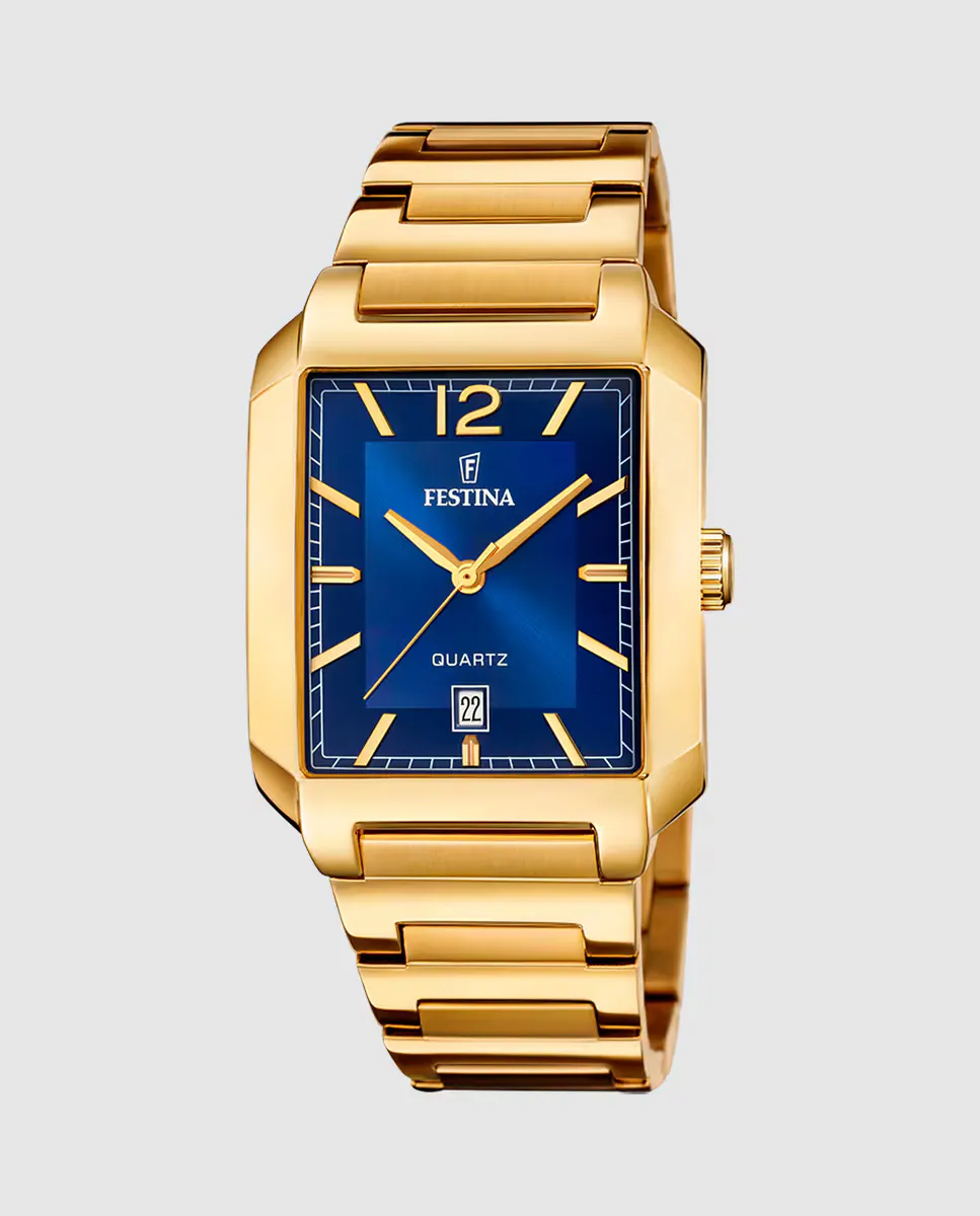 

Мужские часы F20678/3 On The Square из золотой стали Festina, золотой