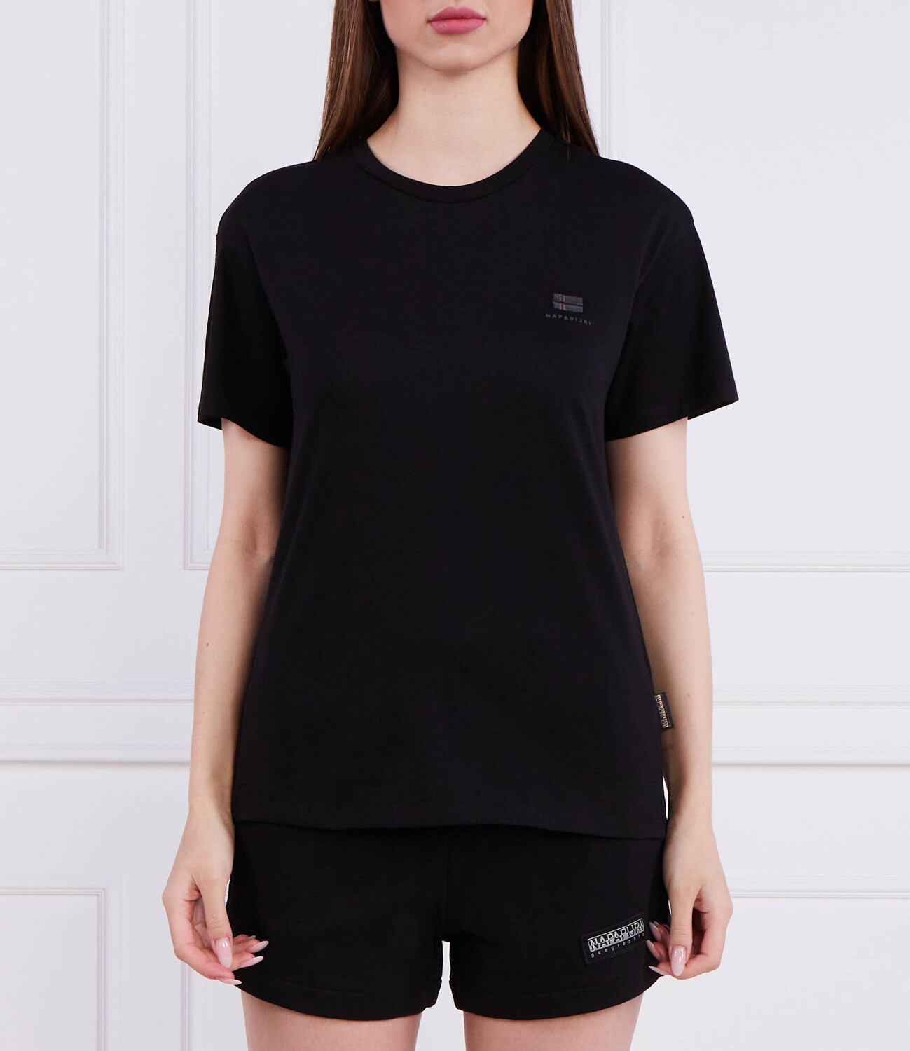 

Футболка Napapijri regular fit, черный