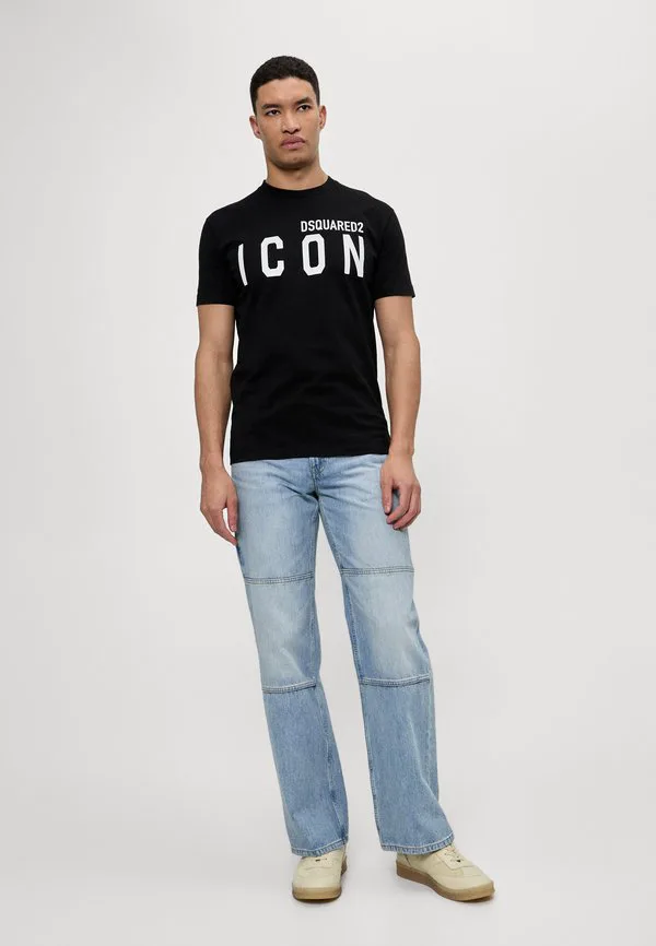 Стильная футболка с принтом Dsquared2, Black — фото 2