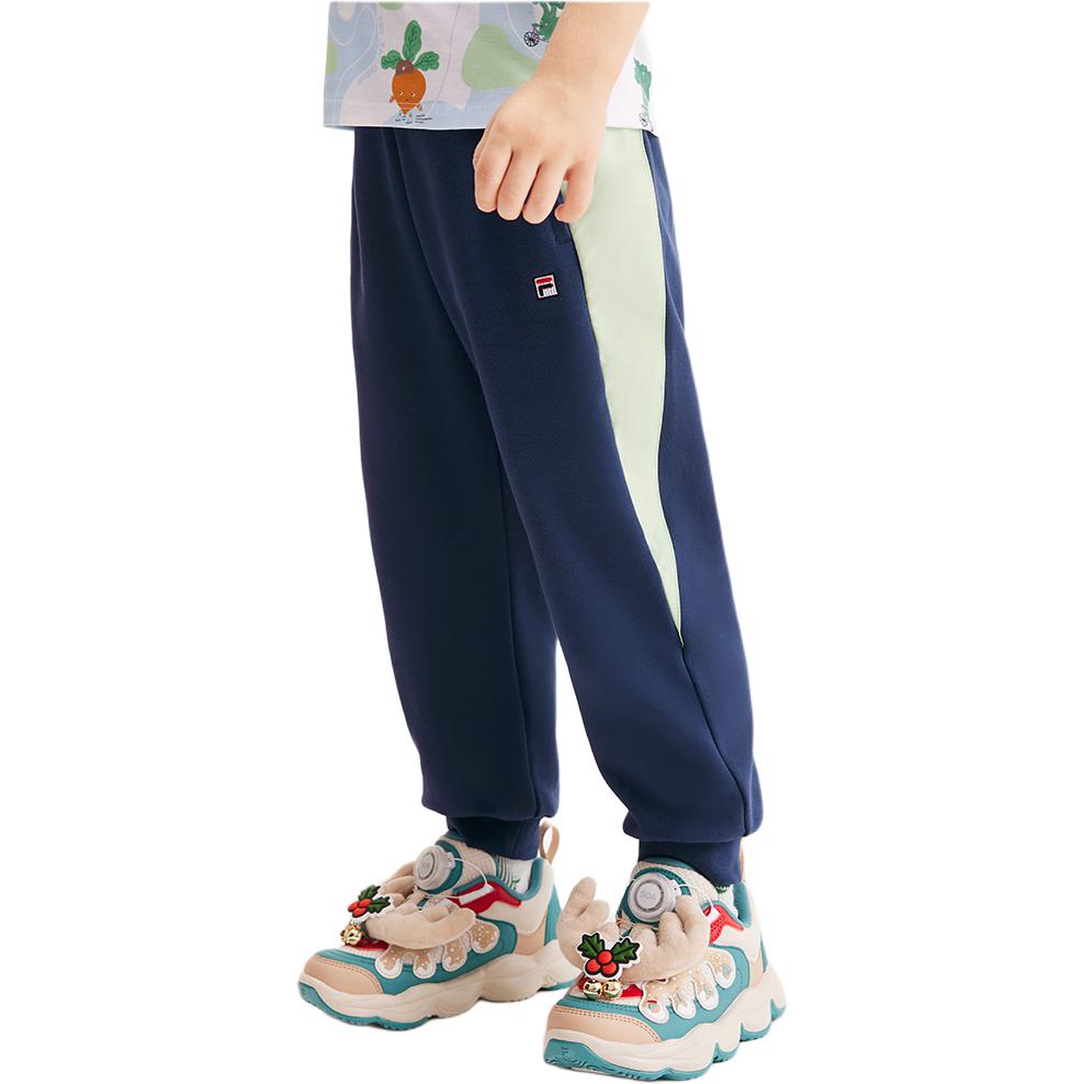 FILA KIDS Детские вязаные спортивные штаны для детей 3-7 лет Navy Blue — фото 4