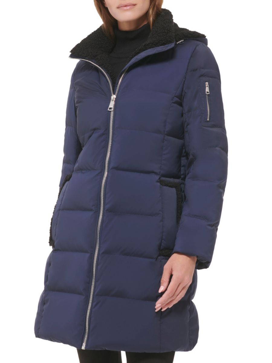 

Пуховик с капюшоном и подкладкой из искусственного меха Calvin Klein, цвет Dark Navy, Синий, Пуховик с капюшоном и подкладкой из искусственного меха Calvin Klein, цвет Dark Navy