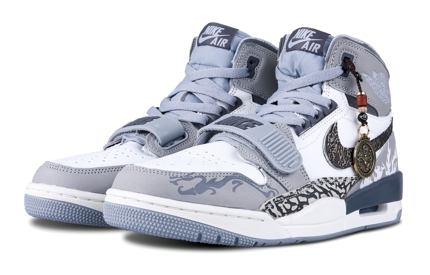 Мужские баскетбольные кроссовки Jordan Legacy 312 Vintage, Silver — фото 2