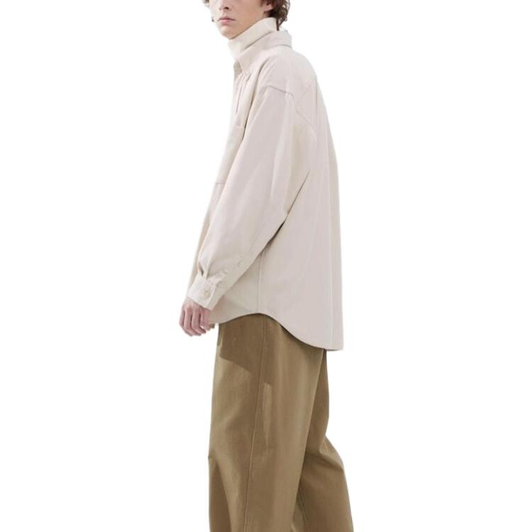 Мужская рубашка серии U FW23, светло-серая Uniqlo, серый — фото 3