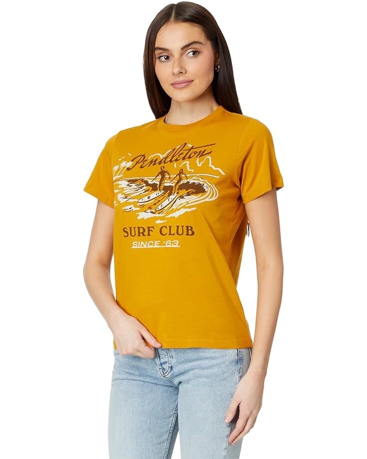 

Футболка Pendleton Surf Club Graphic, цвет Old Gold