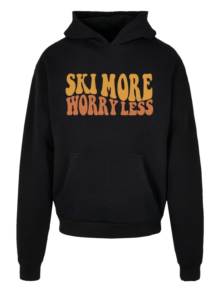 

Пуловер F4NT4STIC Heavy Hoodie Ski More Worry Less, черный