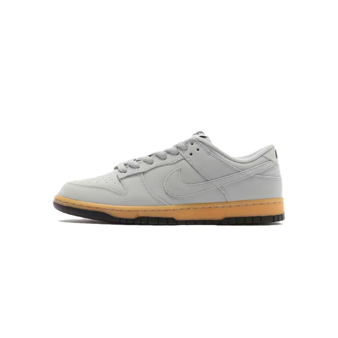 Nike Dunk Abrasion Resistant Slip Resistant низкие кроссовки для скейтбординга Unisex Black Gray — фото 2