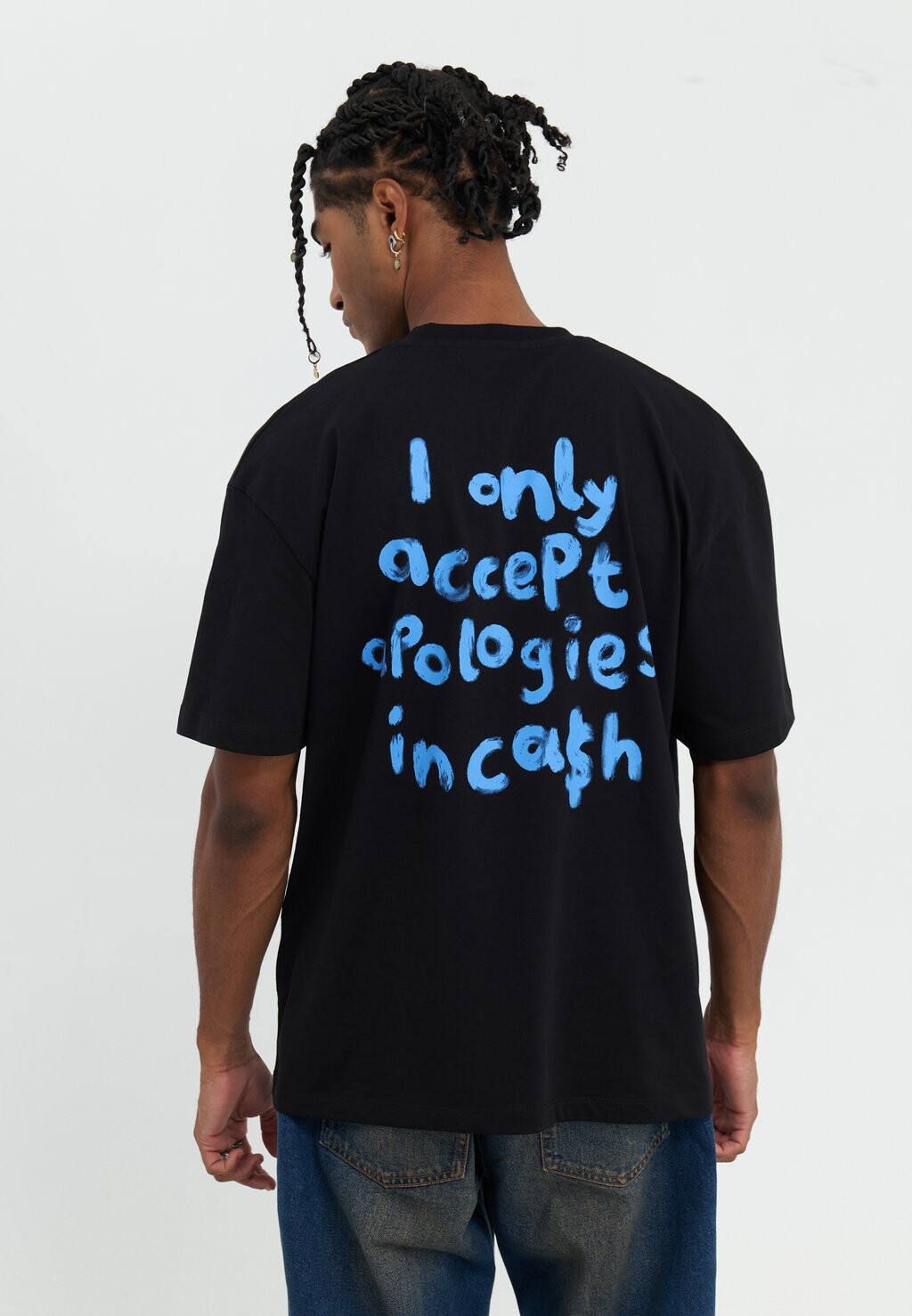 

Футболка с принтом UNISEX YOURTURN, черный
