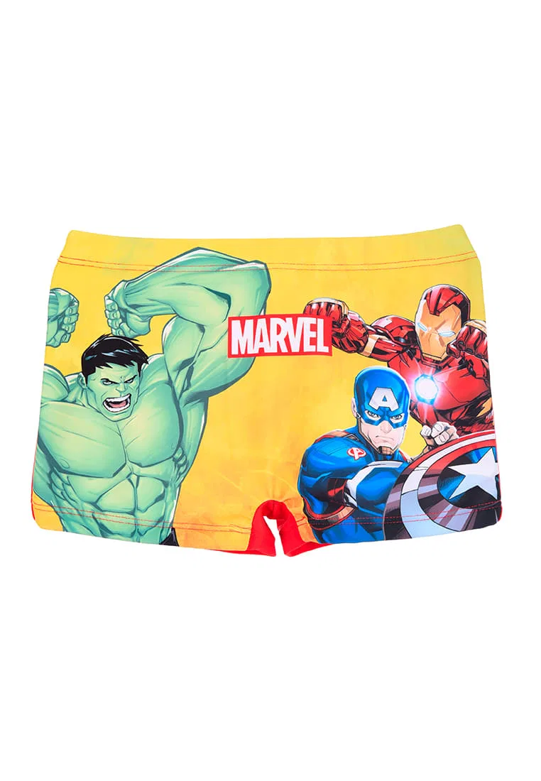 Плавки детские, с Marvel Avengers, Avengers, красные