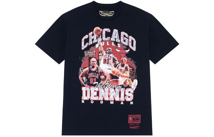 

Футболка унисекс Mitchell & Ness, Черный