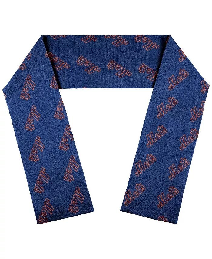 

Женский шарф с надписью New York Mets Team Wear By Erin Andrews, синий