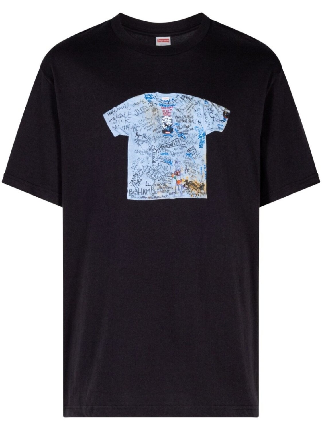 

Supreme первая футболка в честь 30-летия, черный