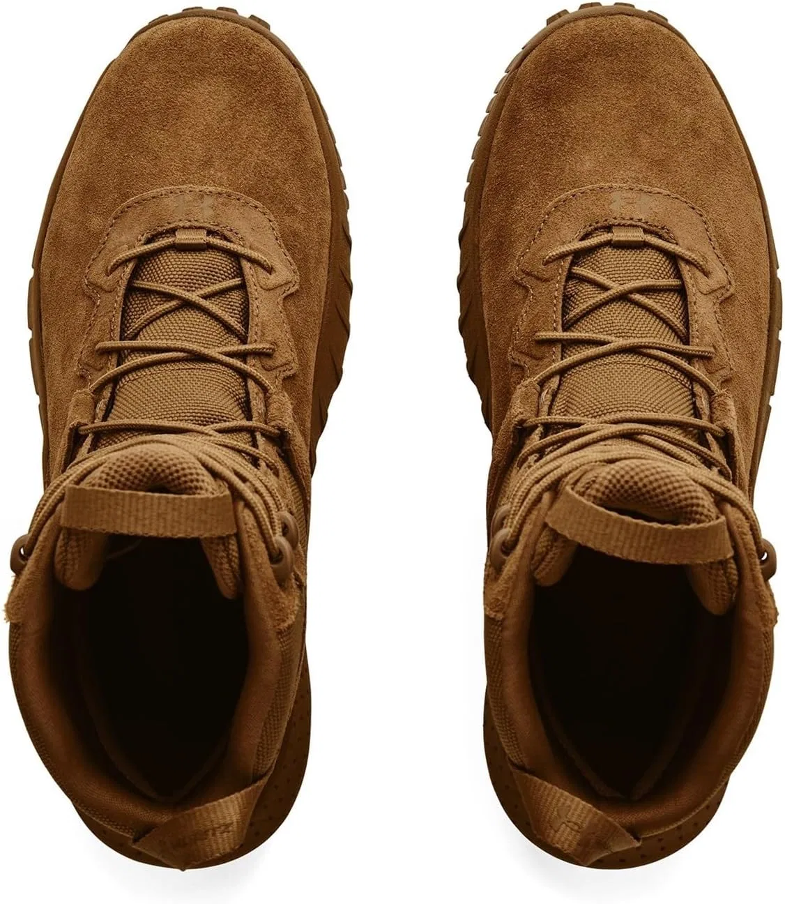 Мужские кожаные военные и тактические ботинки Under Armour Micro G Valsetz, Brown — фото 4