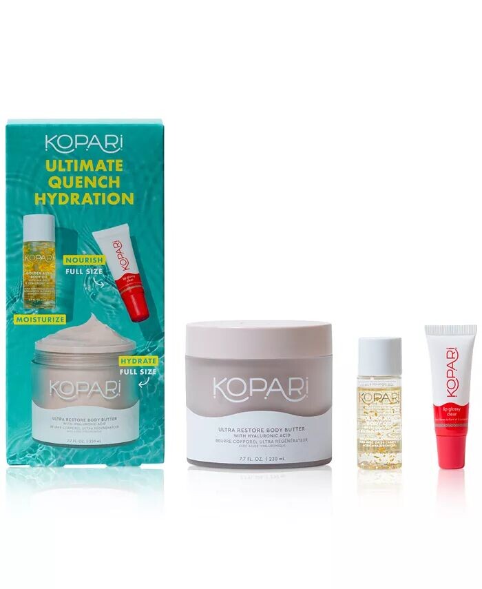 

3 шт. Набор Ultimate Quench Hydration Set Kopari Beauty