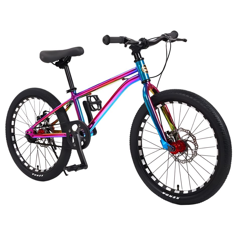 

Молодежный и студенческий велосипед для активного отдыха с алюминиевой рамой и вилкой Spring Fork Low Damping Jeep, мультиколор