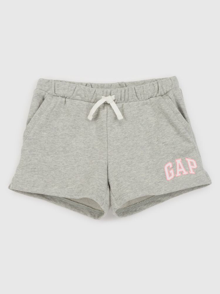 

Детские шорты с логотипом Gap, серый