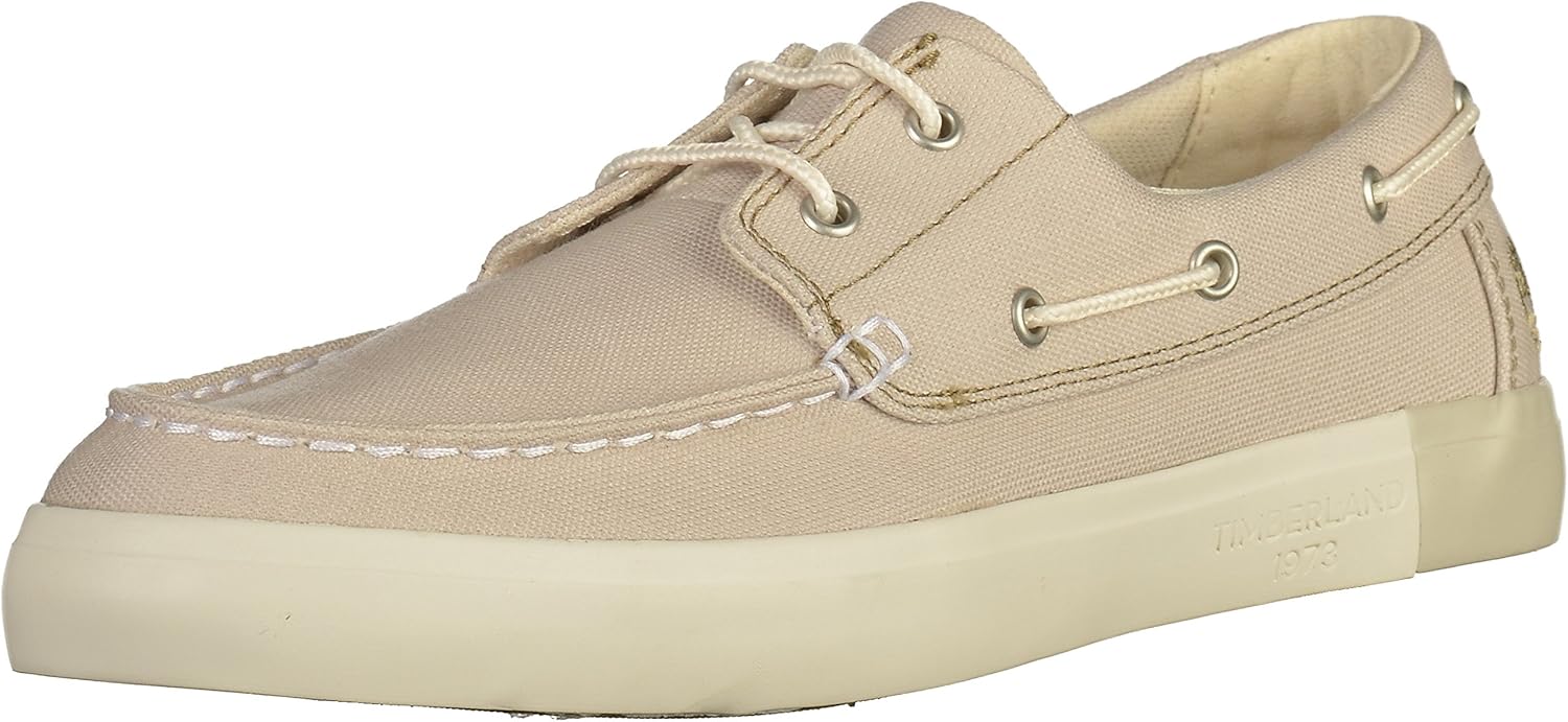 

Timberland Men's NeWaterproofort Bay 2 Eye Boat Ox Oxford, Rainy Day Canvas, 7.5 M US