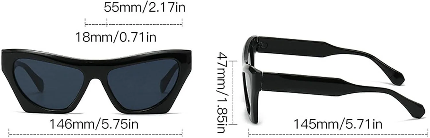 

Laureles Модные солнцезащитные очки «кошачий глаз» для женщин, мужчин и в стиле ретро, ​​панк, с двухцветным градиентом, солнцезащитные очки UV400, Purple Pink