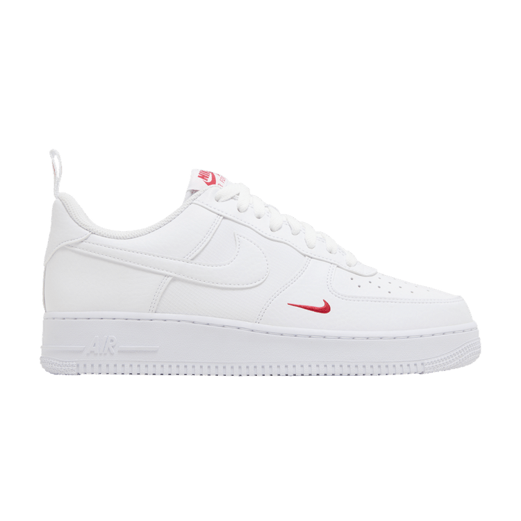 

Кроссовки Nike Air Force 1 '07 'Red Mini Swoosh', белый