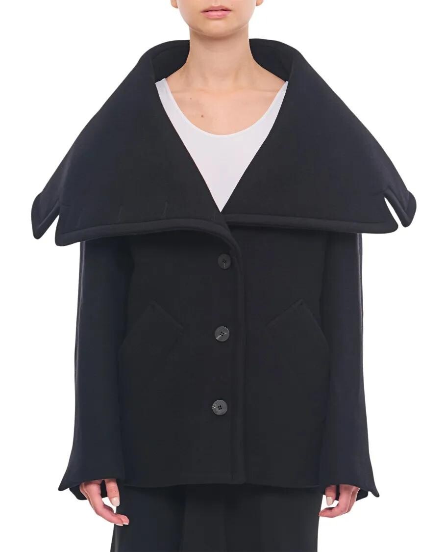 

Шерстяная куртка le caban caruso Jacquemus, черный