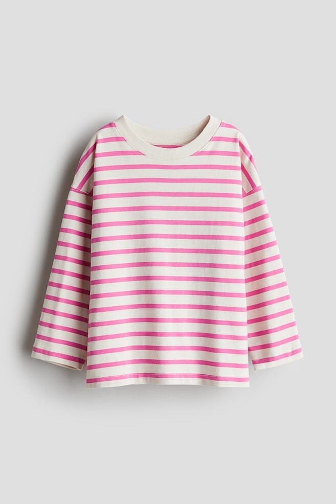 

Рубашка оверсайз из джерси H&M, бежевый