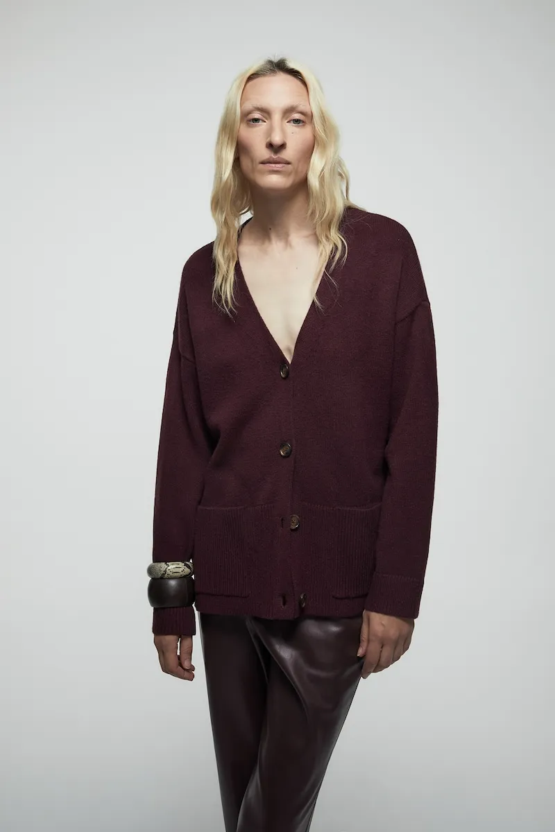 

Куртка с карманом на планке Sfera, бордовый