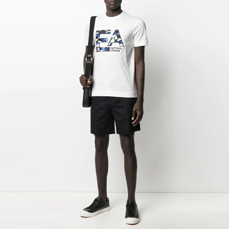 Футболка мужская белая EMPORIO ARMANI SS22 — фото 3