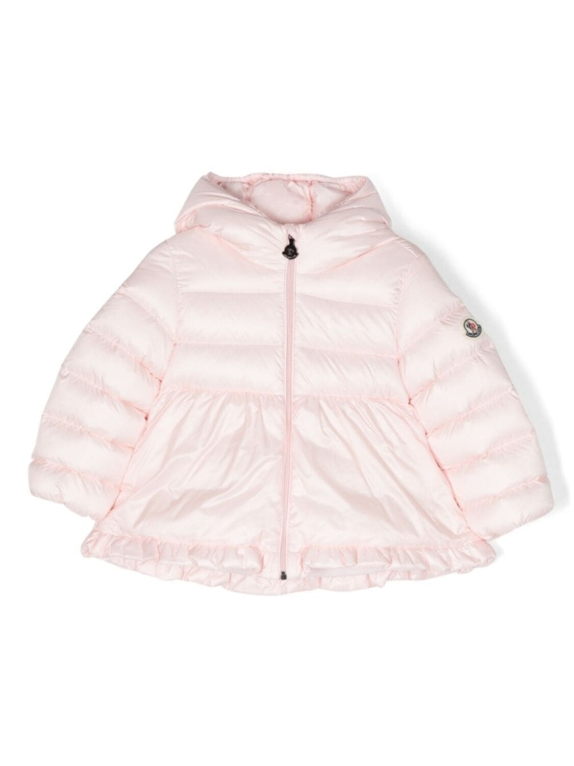 

Moncler Enfant стеганый пуховик Odile, розовый