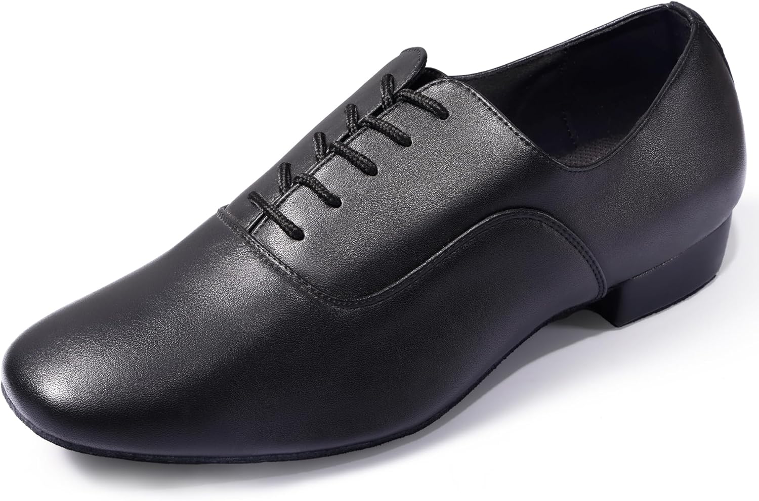 

Мужские бальные туфли Dynadans с кожаной подошвой для латиноамериканских танцев, сальсы, характерных танцев, танго и вальса, черный