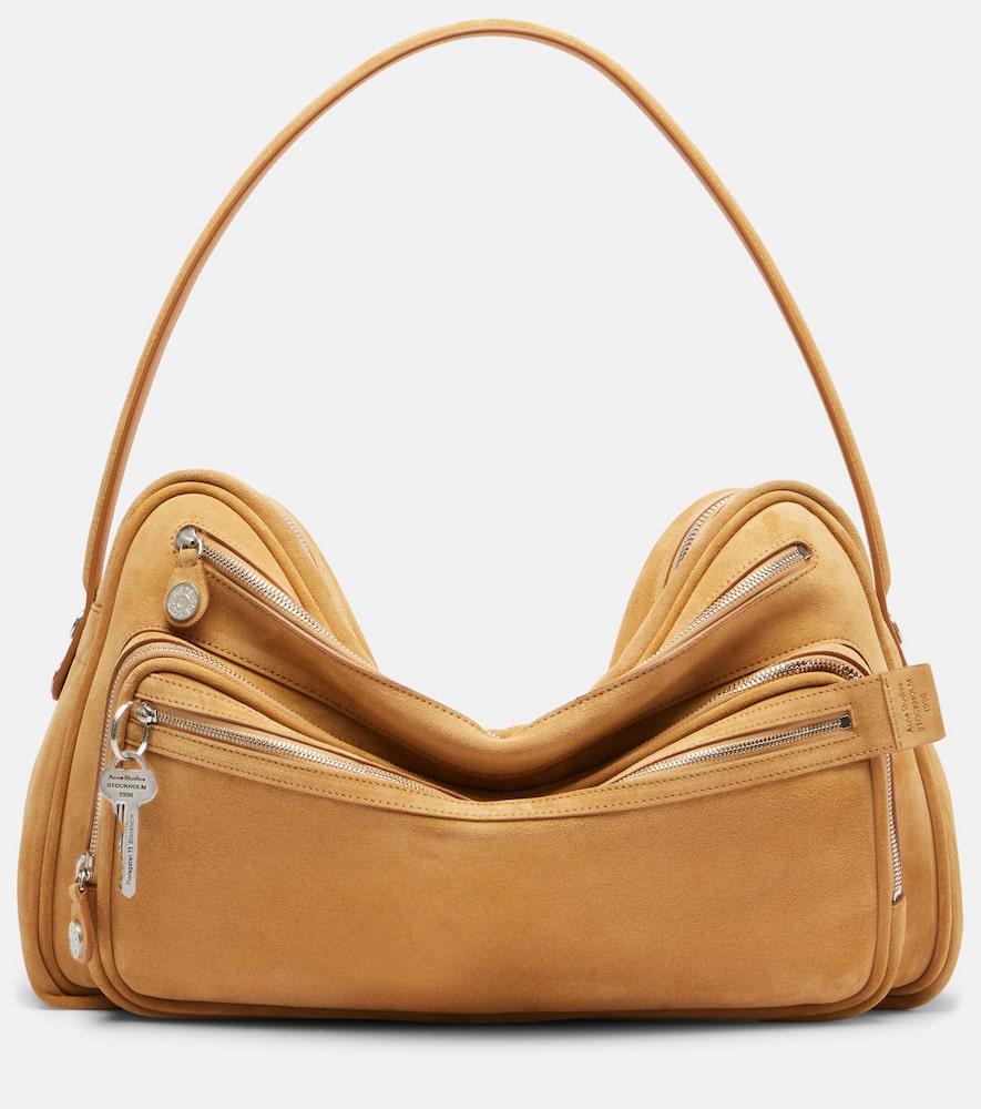 

Сумка через плечо Camero Medium из замши Acne Studios, Sesame Beige