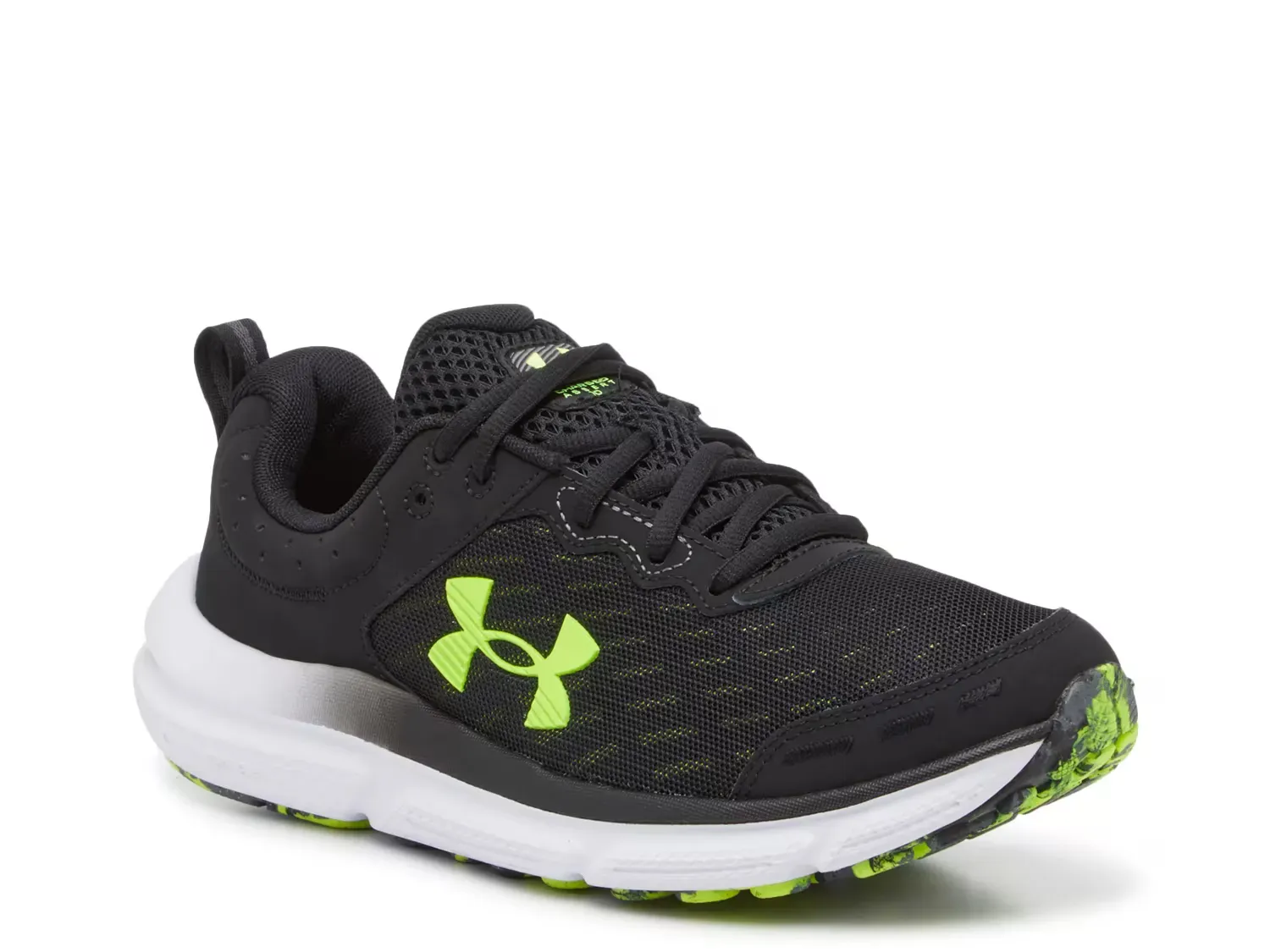 

Кроссовки для бега Assert 10 - мужские Under Armour, Black/High Vis Yellow