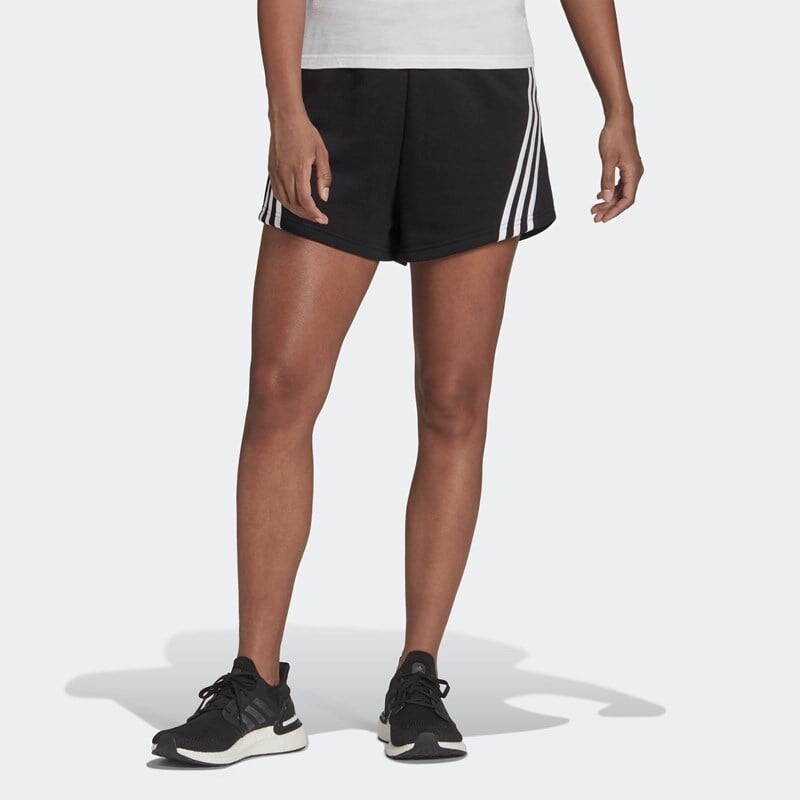 

Женские шорты Future Icons 3 полоски Adidas, черный