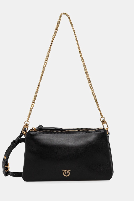 

Кожаная сумка Pinko, черный