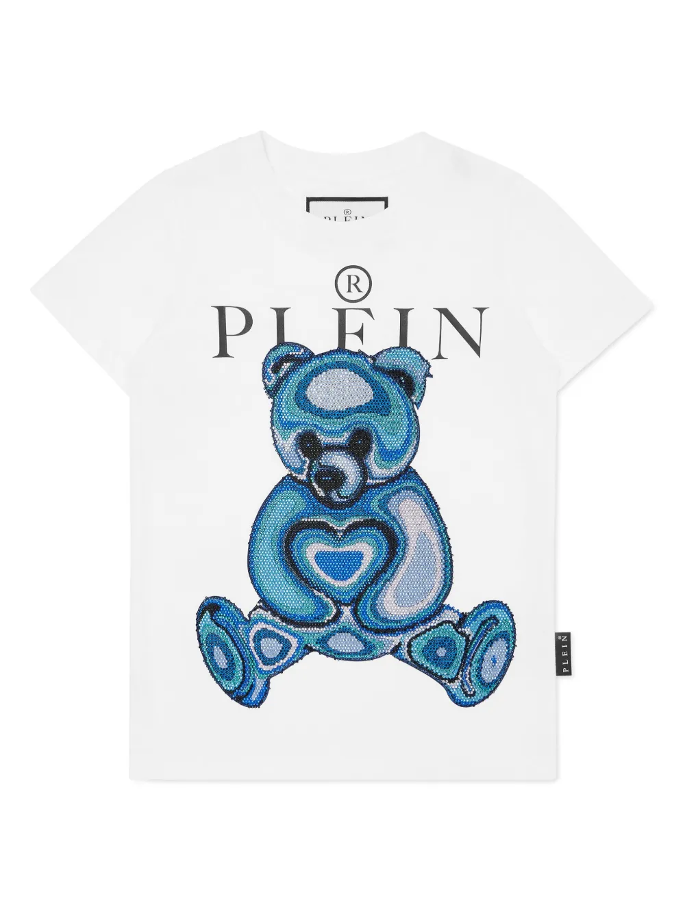 

Футболка Teddy Bear с кристаллами Philipp Plein Junior, белый