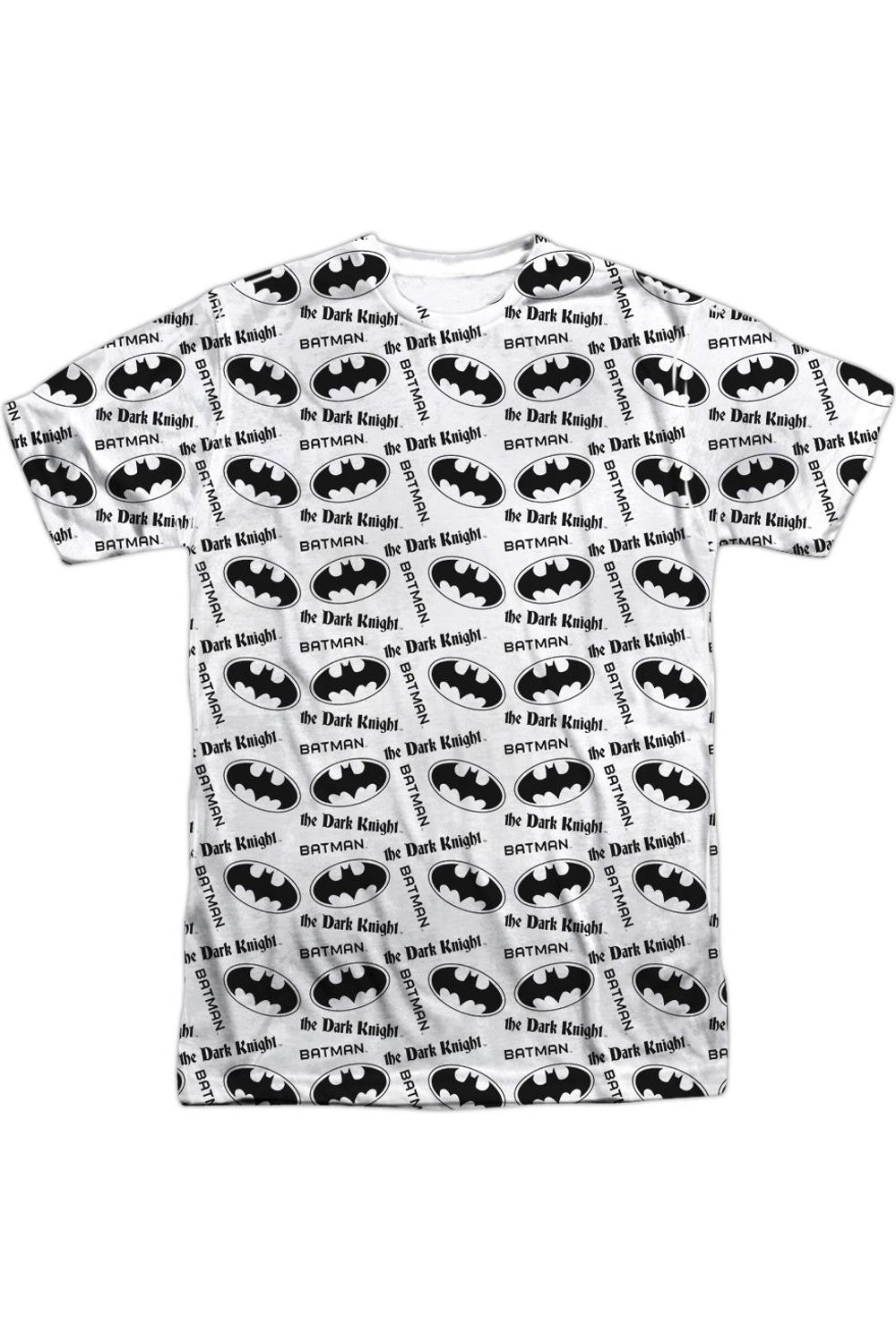 

Футболка Batman Repeat Dark Knight с коротким рукавом для взрослых из 100% полиэстера Gildan, белый